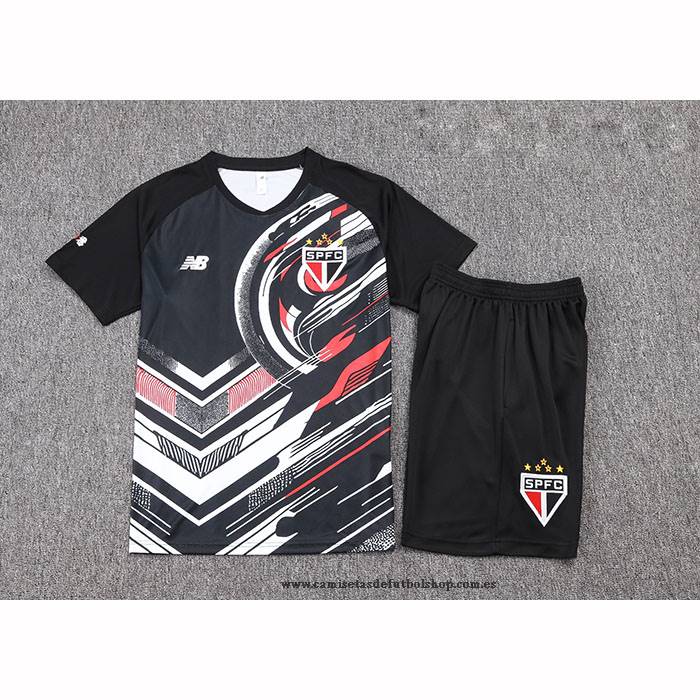Chandal del Sao Paulo 25-26 Manga Corta Negro - Pantalon Corto